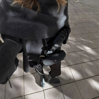 Capa mujer elegante corte moderno tejido suave - Doriane