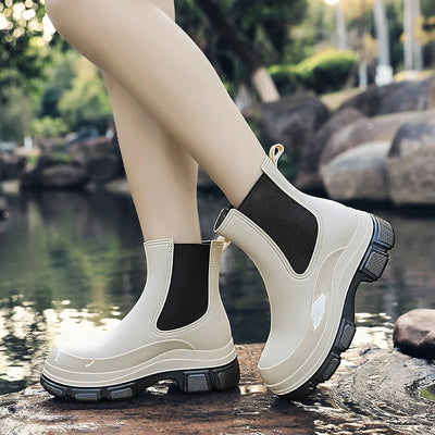 Botas mujer impermeables suela gruesa elasticas - Liora
