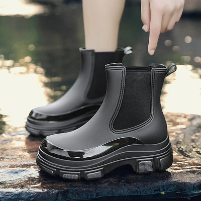 Botas mujer impermeables suela gruesa elasticas - Liora