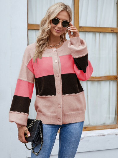 Cardigan mujer tejido con botones - Coralie