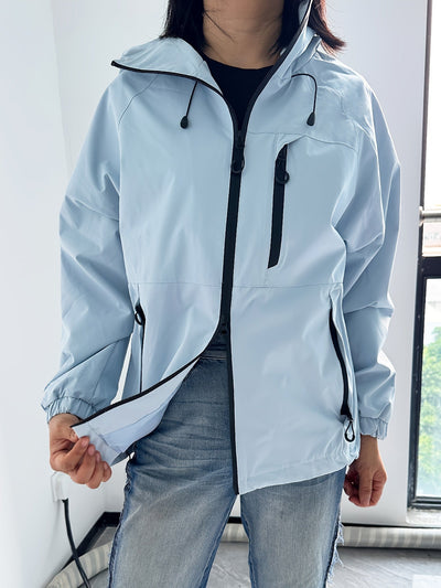Chaqueta mujer impermeable ligera con capucha - Liv