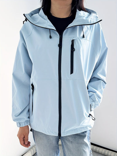 Chaqueta mujer impermeable ligera con capucha - Liv