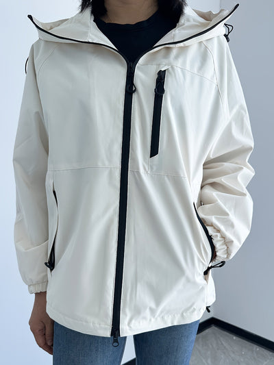 Chaqueta mujer impermeable ligera con capucha - Liv