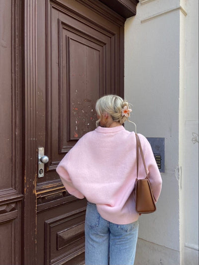 Sueter oversized mujer tejido suave estilo casual - Karina