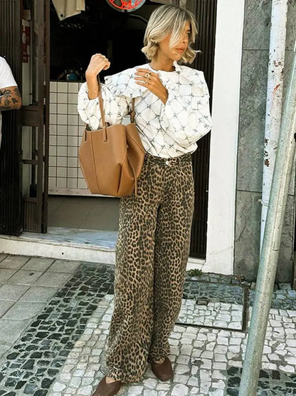 Pantalones de leopardo