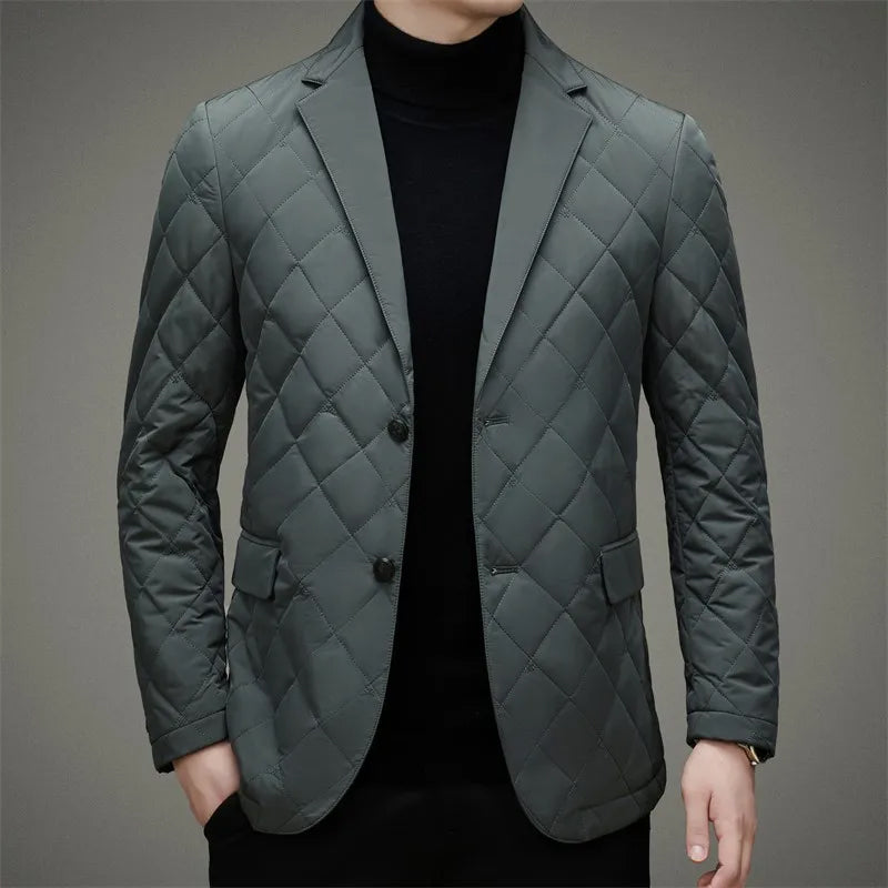 Chaqueta de plumón clásica para hombre