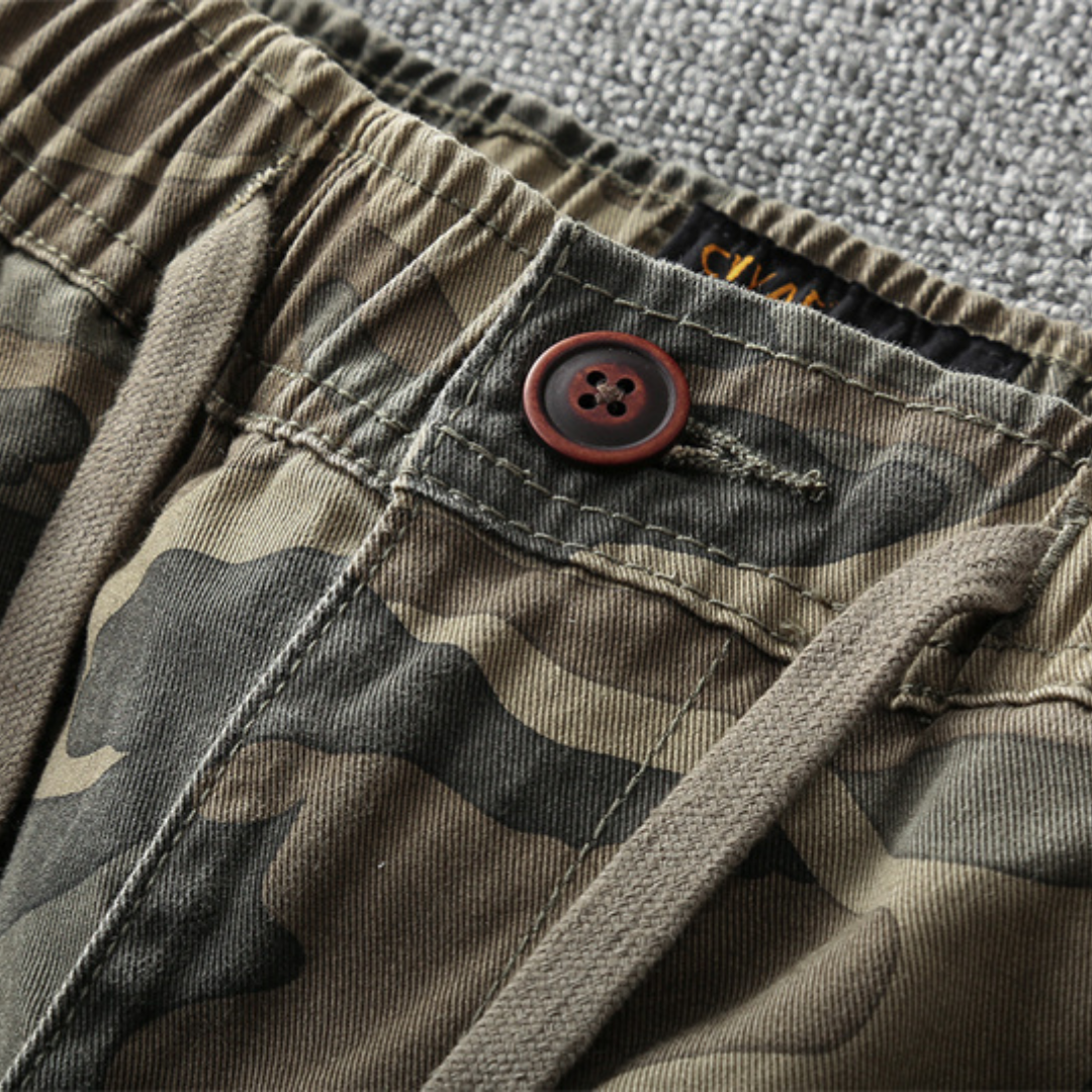 Calvin - Pantalones Cargo de Camuflaje