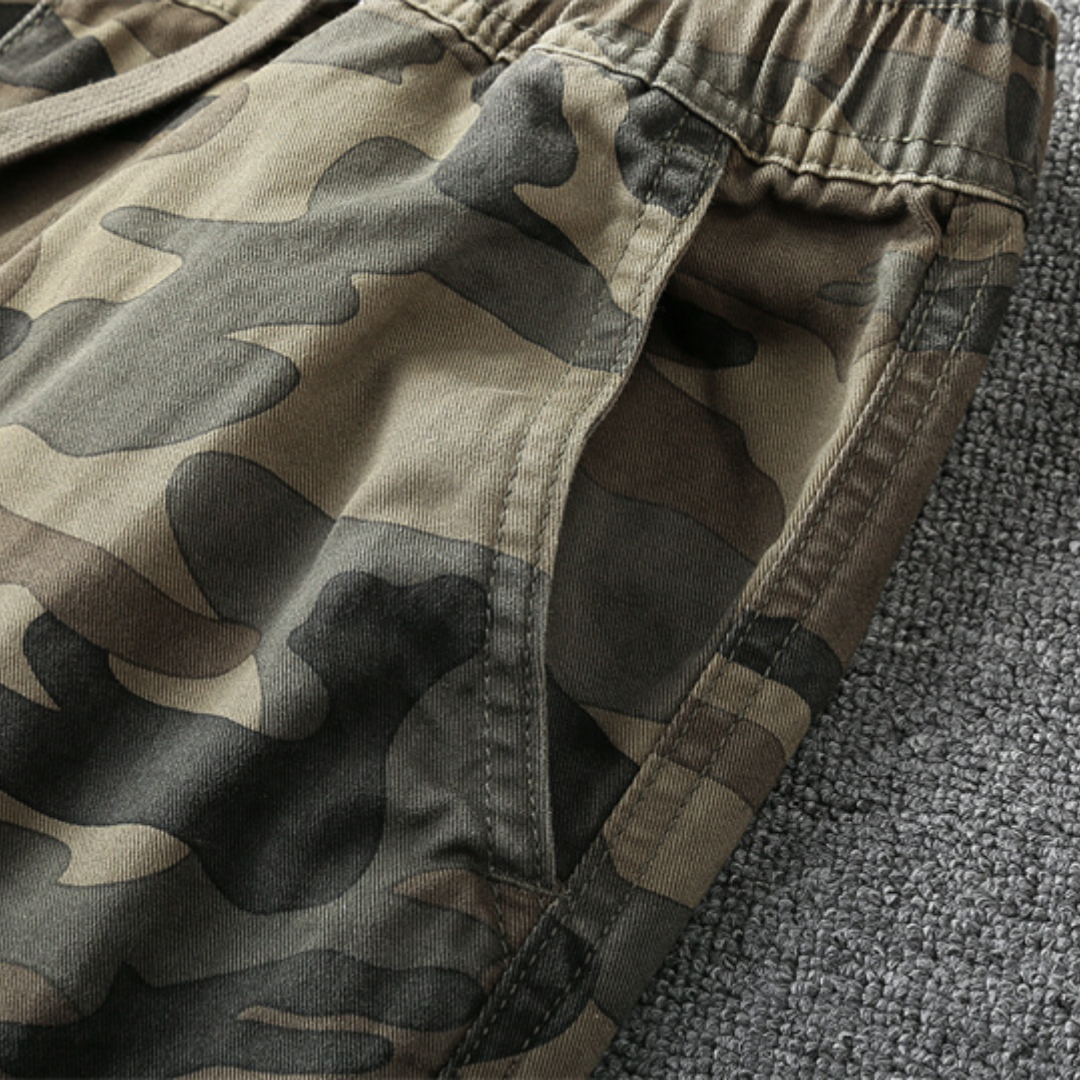 Calvin - Pantalones Cargo de Camuflaje