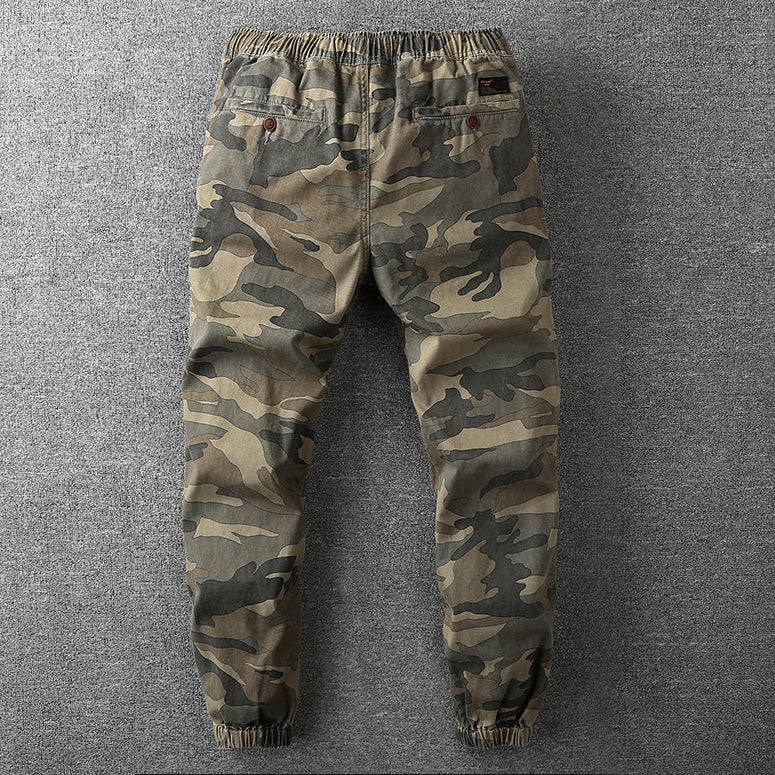 Calvin - Pantalones Cargo de Camuflaje