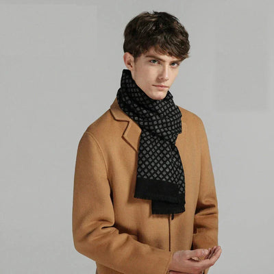 Elegante bufanda de invierno para hombre