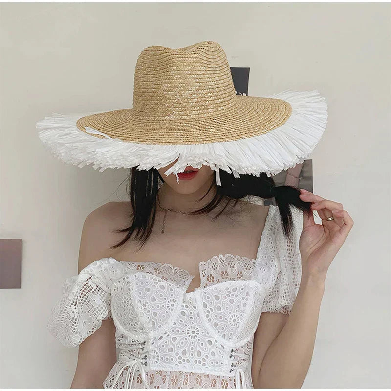 Sombrero cubo grande moda sol verano