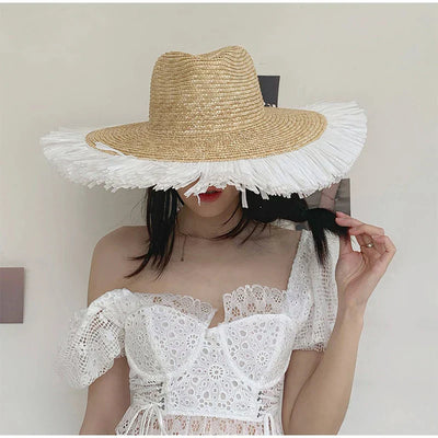 Sombrero cubo grande moda sol verano