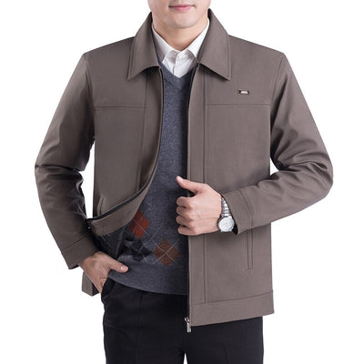 Elegantes chaquetas clásicas para hombre con cuello de solapa