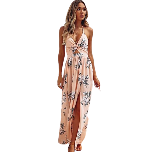 Amille - Vestido largo bohemio chic