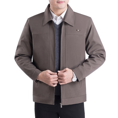 Elegantes chaquetas clásicas para hombre con cuello de solapa