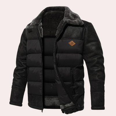 Chaqueta de invierno para hombre, acogedora y de gran calidad