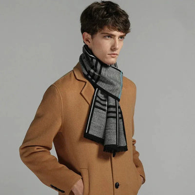 Elegante bufanda de invierno para hombre