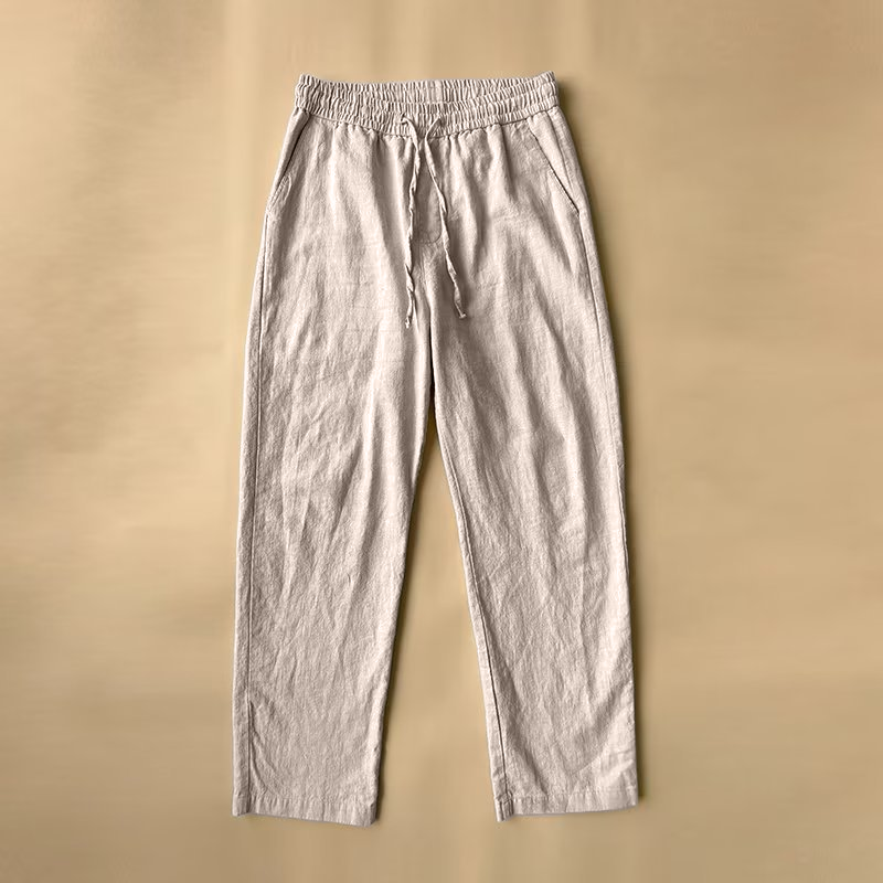 Diot Milan - Pantalones Casuales de Lino