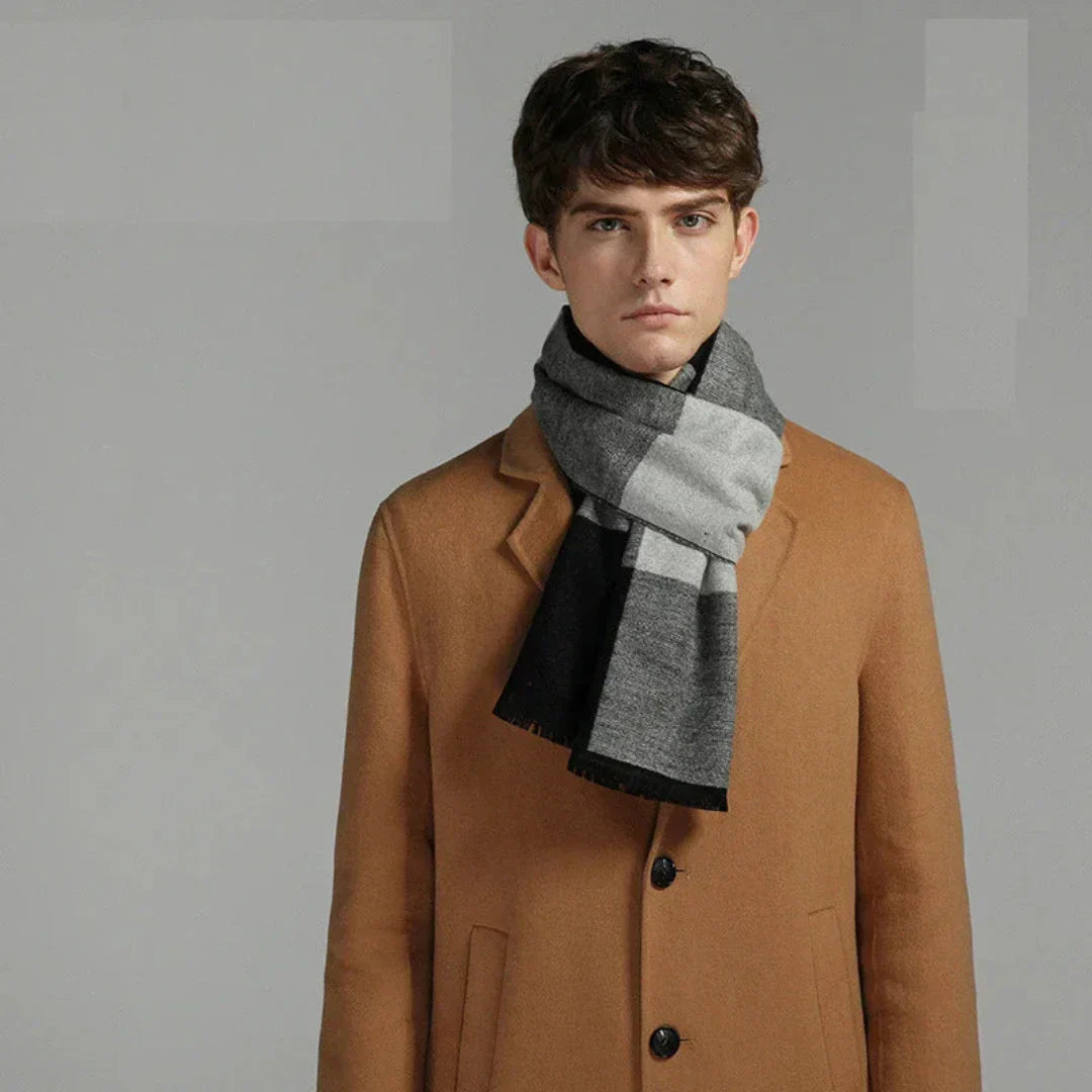 Elegante bufanda de invierno para hombre