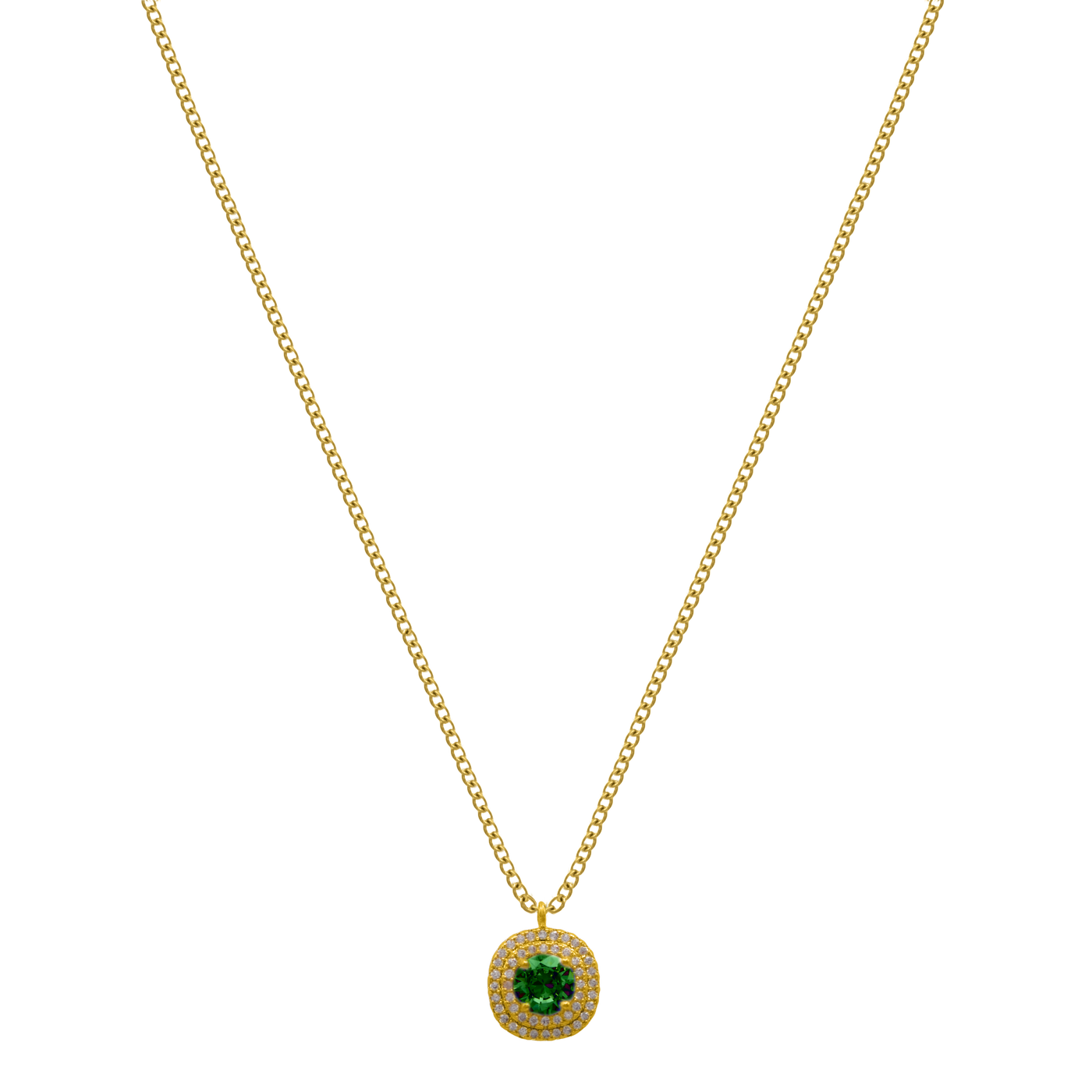 Cadena eterna chapada en oro de 14 quilates