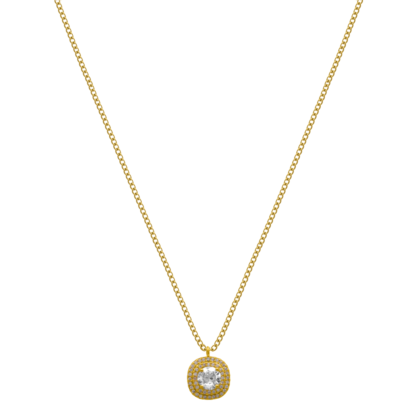 Cadena eterna chapada en oro de 14 quilates