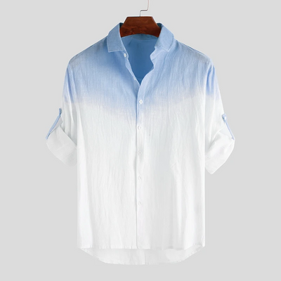 Camisa de Lino Premium Lucianno con Degradado