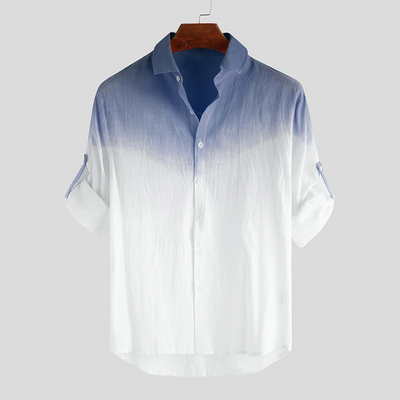 Camisa de Lino Premium Lucianno con Degradado