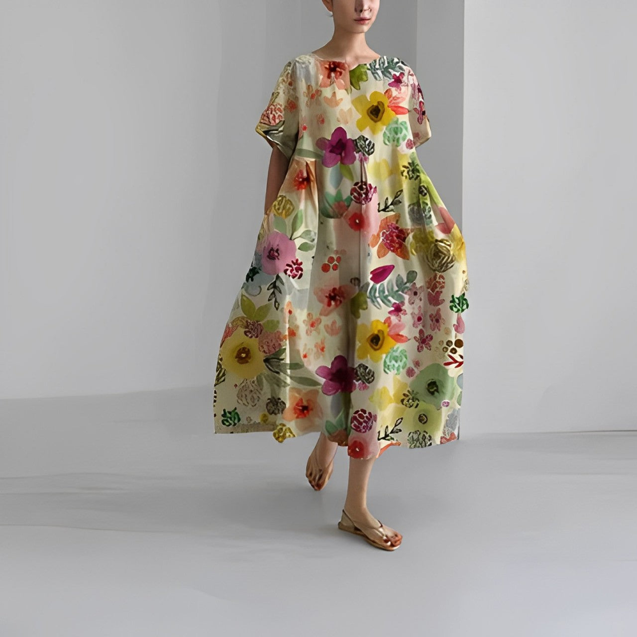 Katarina - Vestido floral boho para lucir con estilo