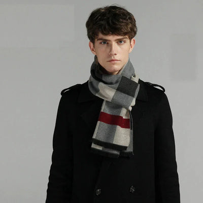 Elegante bufanda de invierno para hombre