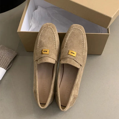Lina - Zapatos británicos de ante ligero