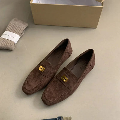 Lina - Zapatos británicos de ante ligero
