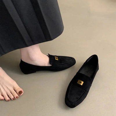 Lina - Zapatos británicos de ante ligero