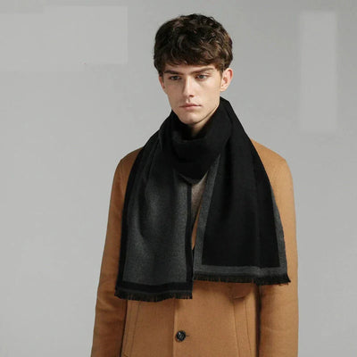 Elegante bufanda de invierno para hombre