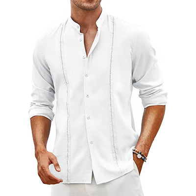 Toby - Camisa casual slim de lino