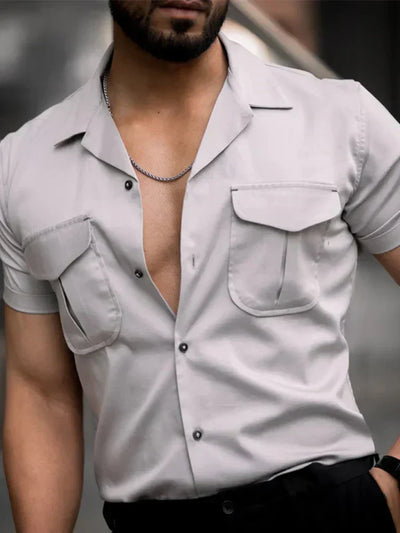 Camisa de hombre de algodón