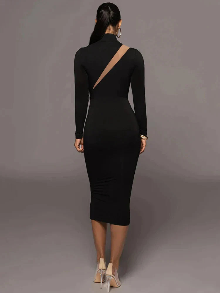 Polina - Elegante maxi vestido sexy y bodycon