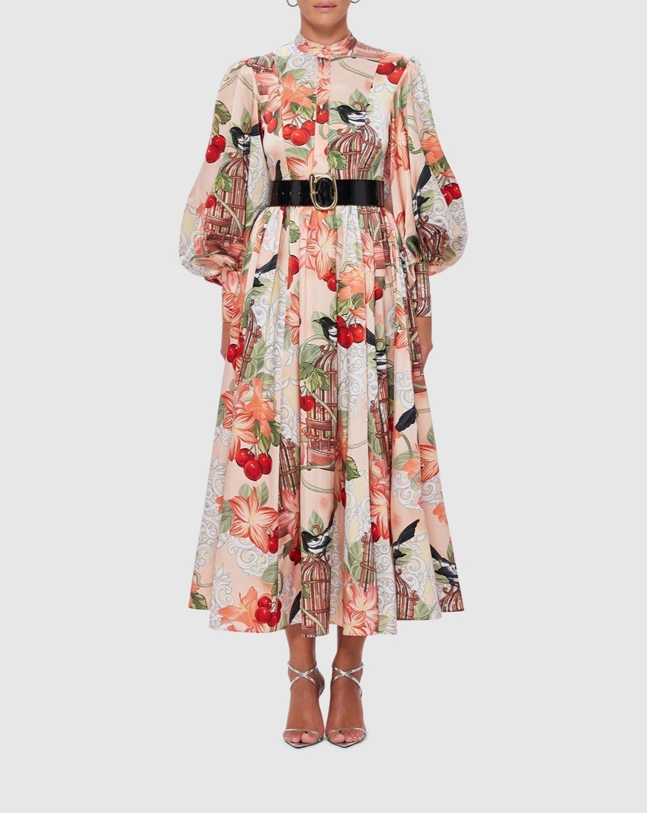 Azalea - Vestido midi Print in Fortune