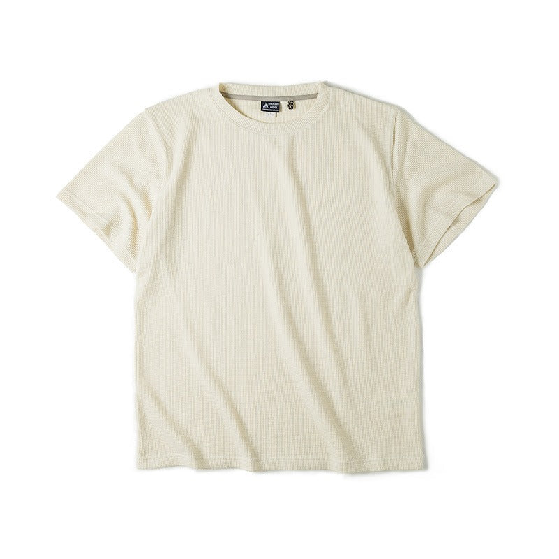 Camiseta hombre manga corta textura gofre - Brando