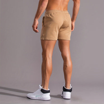 Pantalones cortos para hombre de algodón elástico con cintura ajustable - Marcos