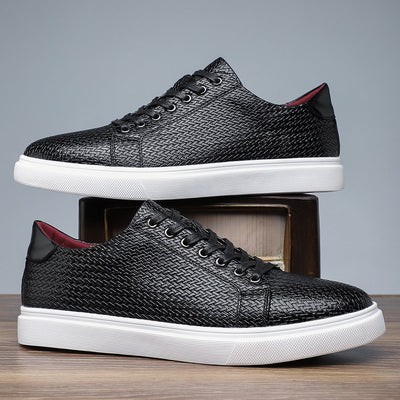 Zapatillas bajas para hombre de piel sintética grabada estilo casual - Álvaro
