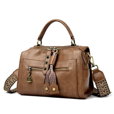Bolso bandolera para mujer de cuero sintético con detalles metálicos - Juliette