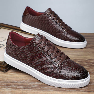 Zapatillas bajas para hombre de piel sintética grabada estilo casual - Álvaro