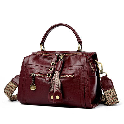 Bolso bandolera para mujer de cuero sintético con detalles metálicos - Juliette
