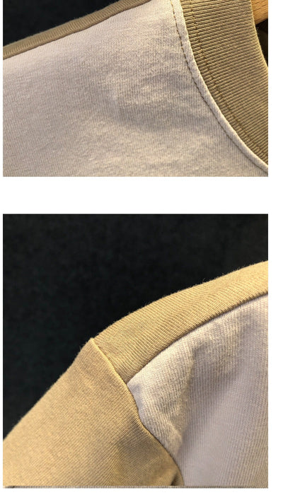 Camiseta básica hombre algodón estampado minimalista estilo urbano - Damián