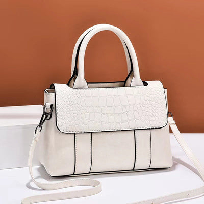 Bolso de mano para mujer efecto de piel grabada con estilo estructurado - Camila