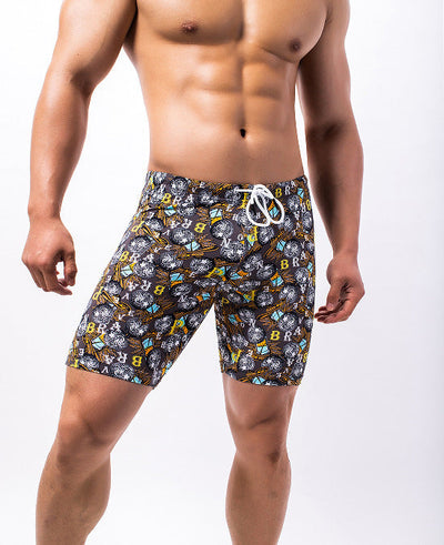 Shorts de baño estampados para hombre