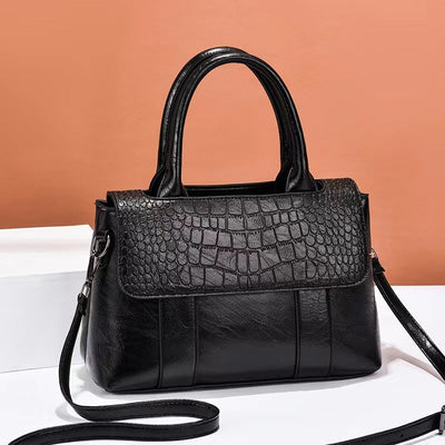 Bolso de mano para mujer efecto de piel grabada con estilo estructurado - Camila