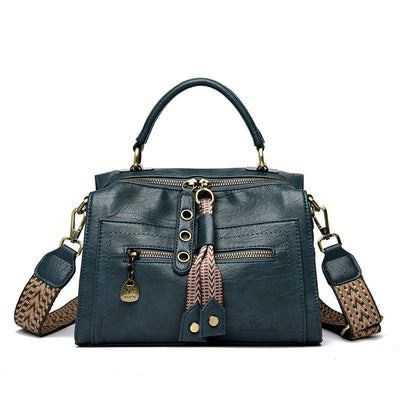 Bolso bandolera para mujer de cuero sintético con detalles metálicos - Juliette