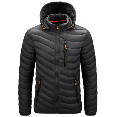 Chaqueta acolchada ligera para hombre con capucha - Sverre
