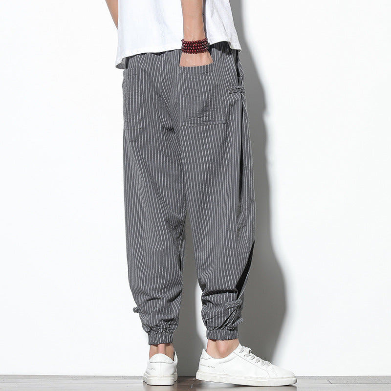 Pantalon hombre estampado de rayas - Matteo